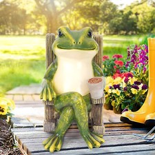 Deko Garten Frosch Figuren -