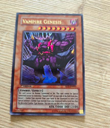 Tcg vampire genesis - yu-gi-oh!,