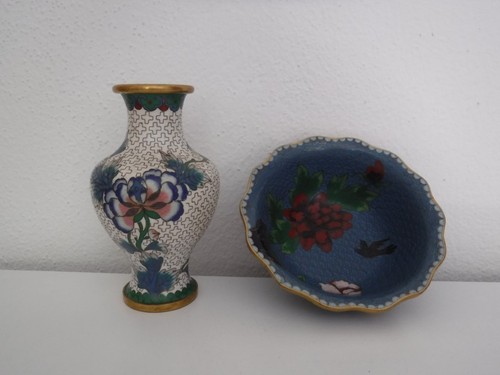 Alte cloisonne vase schale - alte,