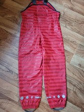 Regenhose/Matschhose/Buddelhose Jako-o Rot Gestreift 128/134