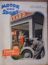MOTOR UND SPORT 43 - 23.10. 1938 Essolub Pariser Salon Hockenheim Pusta Auto