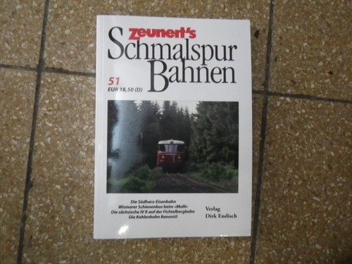 Zeunert schmalspurbahnen 51 - schmalspurbahnen,