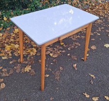 XS Midcentury 50er  Küchentisch Vintage Esstisch Tisch 60er Resopal 90cm x 60cm