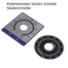 Potentiometer skalen scheibe - skalen,