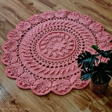 Häkelteppich Boho Skandavisch