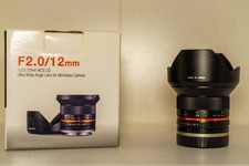 Samyang F2.0/12mm NCS CS Weitwinkel Objektiv für Sony E-Mount