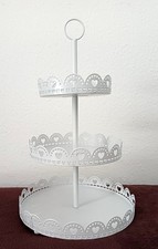 Etagere aus Metall, weiß, 44