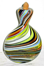 Glas Schnupftabakflasche, Bixl, Joska Kristall Bodenmais, mundgeblasen, TOP 330