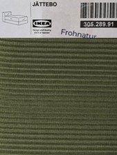 Ikea JÄTTEBO Bezug für Recamiere rechts Samsala dunkelgelbgrün 305.289.91 NEU