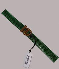NOS Tabbah Ladies Watch Leather Strap 14mm Green (2#)