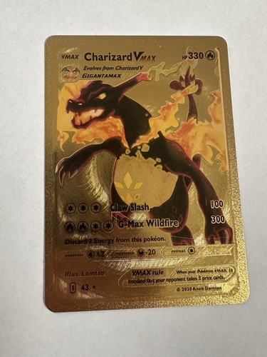 Charizard vmax goldene - vmax,