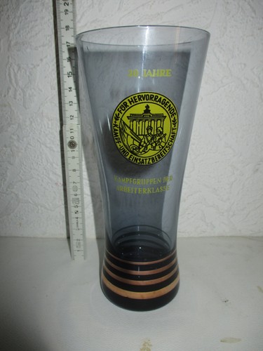 Ddr trinkglas ehrengeschenk - ddr,