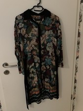 Zara, Blusenkleid, langarm, mehrfarbig, Gr. S (auch Gr. XS und schmale M) -