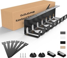 Oududianzi Kabelkanal Schreibtisch Kabelführung Kabel Management 43x 10x 10 cm