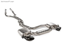 Akrapovic Titan Sportauspuff-Komplettanlage ab OPF Audi RS6 C8 4K 2019-21