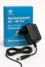 9V AC AC Netzteil WECHSELSPANNUNG 500mA 1000mA 0,5A 1A universal 5,5mm Stecker