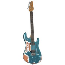 Fame Custom ST RW Worn Aqua -