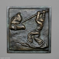 Bronze Relief Fritz Viegener -