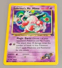 Sabrina's Mr. Mime # 59/132 Uncommon Gym Challenge 2000 EN N.Mint-Mint Vintage