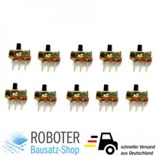 10x Schiebeschalter 0.5A 50V DC Slide Switch für Arduino Elektronik Modellbau