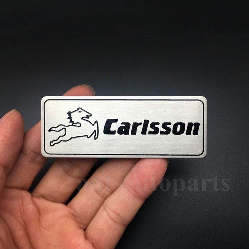 Metal chrome carlsson - chrome, logo