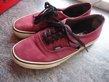 Damen Vans Schuhe weinrot   Gr. 38  Women US8, Man US6,5  mit Gebrauchsspurren