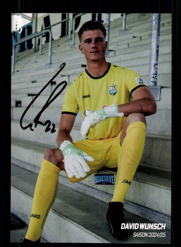 David wunsch autogrammkarte - wunsch,