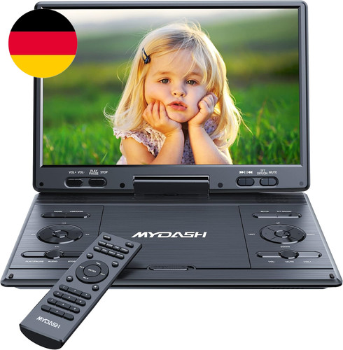 Tragbarer zoll dvd player - tragbarer, 14,9-zoll-dvd-player