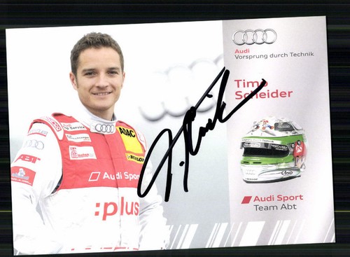 Timo scheider autogrammkarte - scheider,