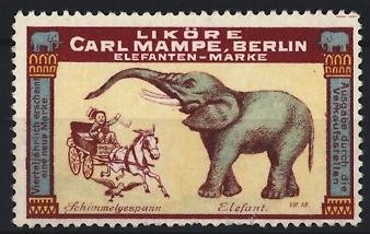 Reklamemarke berlin liköre - reklamemarke, berlin,
