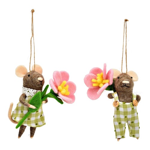 Mäusepärchen frühling - -,