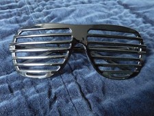 Party Brille, schwarz, Disco Boys Party Brille, Atzenbrille, im top Zustand