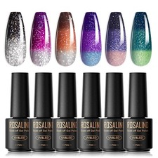 UV Nagellack Set, 6 Farben