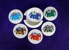 Marmor Untersetzer Set