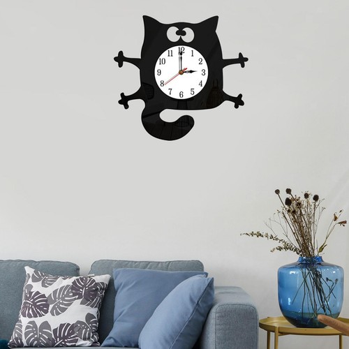 Wanduhr katzenform nicht - wanduhr, katzenform,