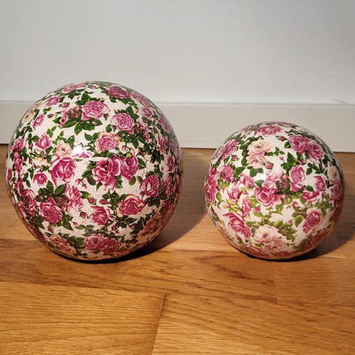 Dekokugeln rosen kugeln - dekokugeln, ·