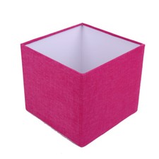 Lampenschirm für Tischleuchte vierkant Arizona Himbeere Tischlampe Wandleucht...