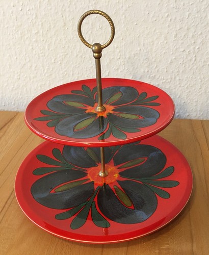 Wächtersbach etagere rot 70er - wächtersbach,