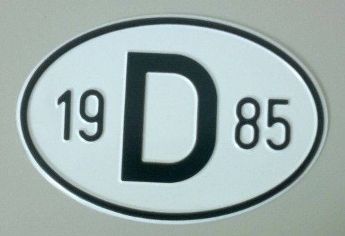 Schild mit jahreszahl - -,