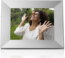 Nixplay IRIS 8.0 Zoll Smart Photo Video 20,3 cm Wi-Fi Cloud Frame (W08E- Silber)