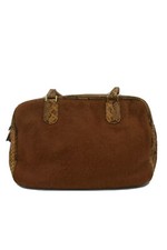 DEA ROSA Python Tasche braun 