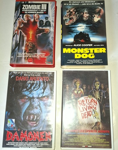 Horror vhs raritäten paket - paket,
