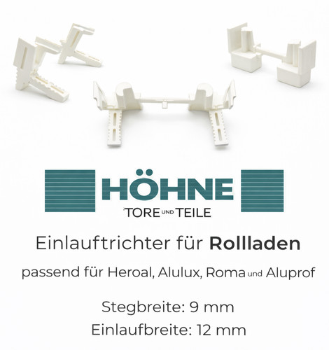 Einlauftrichter für rolladen - einlauftrichter,
