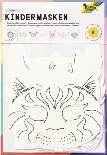 Folia kindermasken tiere - folia, 'tiere'