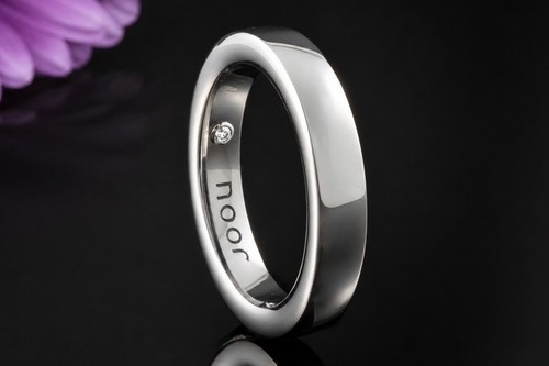 Noor ring moderner bandring - noor,