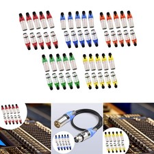 10x XLR  Kabelanschluss