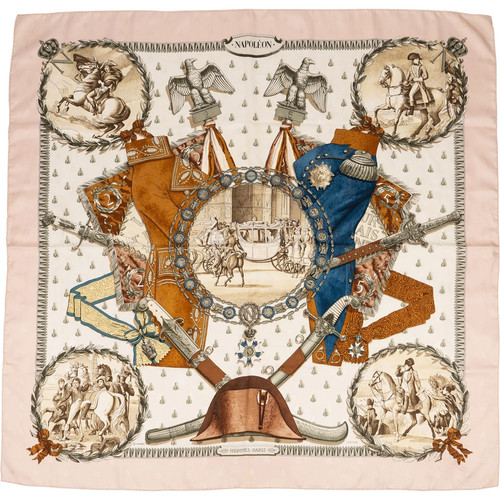 Hermès napoleon silk twill - napoleon,