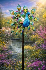 Solar-Windrad Pfau mit