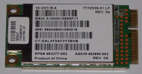Umts karte mini - umts, pci-e