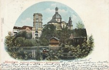 Mannheim  im Stadtpark mit Sternwarte um 1900